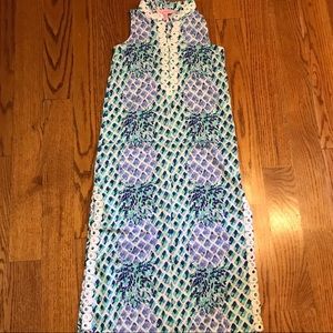 EUC Girls Lilly Pulitzer Mini Jane Maxi Dress - 6